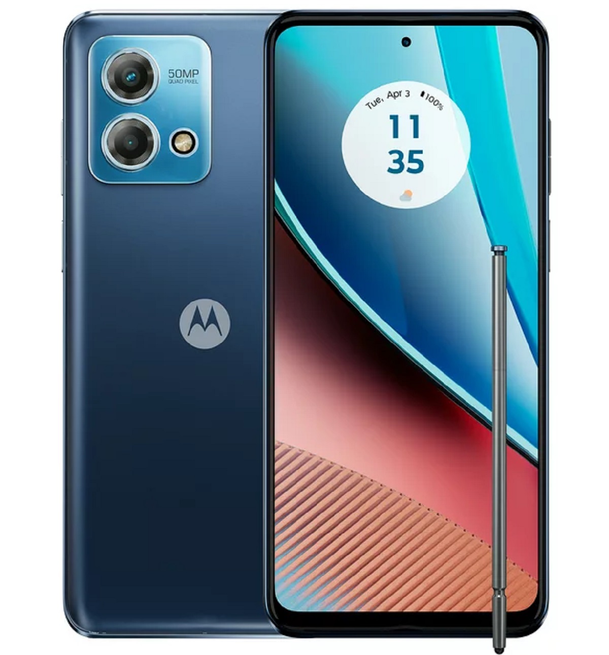 buy Cell Phone Motorola Moto G Stylus (2023) XT2317DL 64GB - Blue - click for details